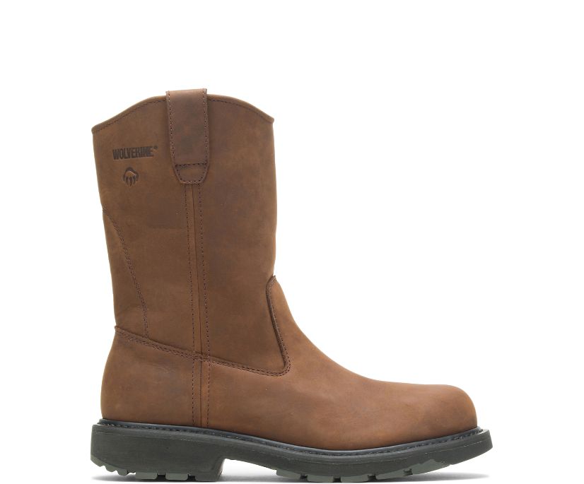 Bottes Wolverine DD Work Steel Toe Wellington Homme - Marron (XLN519720)